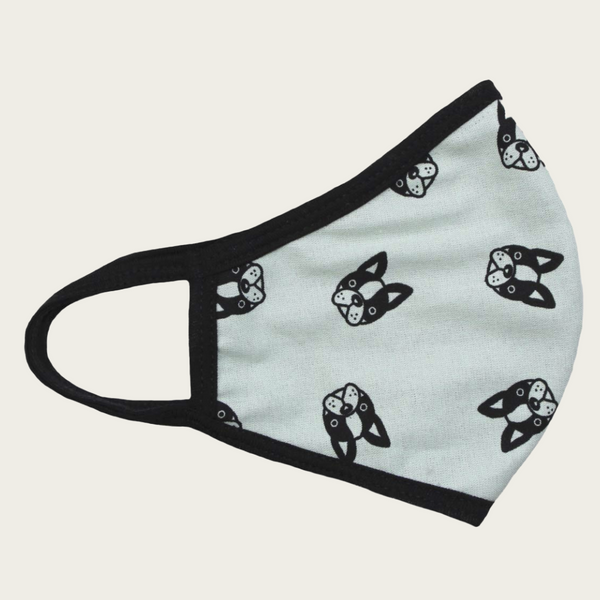 Boston Terrier | Cotton Face Mask | Reusable Face Mask | Adult Face Mask