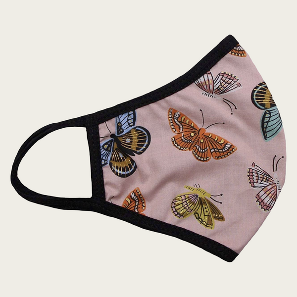 Butterflies Pink | Cotton Face Mask | Reusable Face Mask | Adult Face Mask